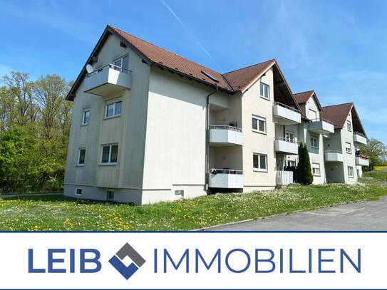 Helle 1,5-Zimmer-Wohnung mit Balkon und Stellplatz in Großheirath/Rossach