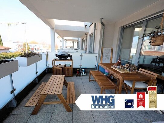 Exklusive und moderne Wohnung mit großem Balkon