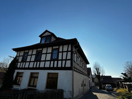 große 1-Raum-Wohnung im EG mit Parkplatz am Haus