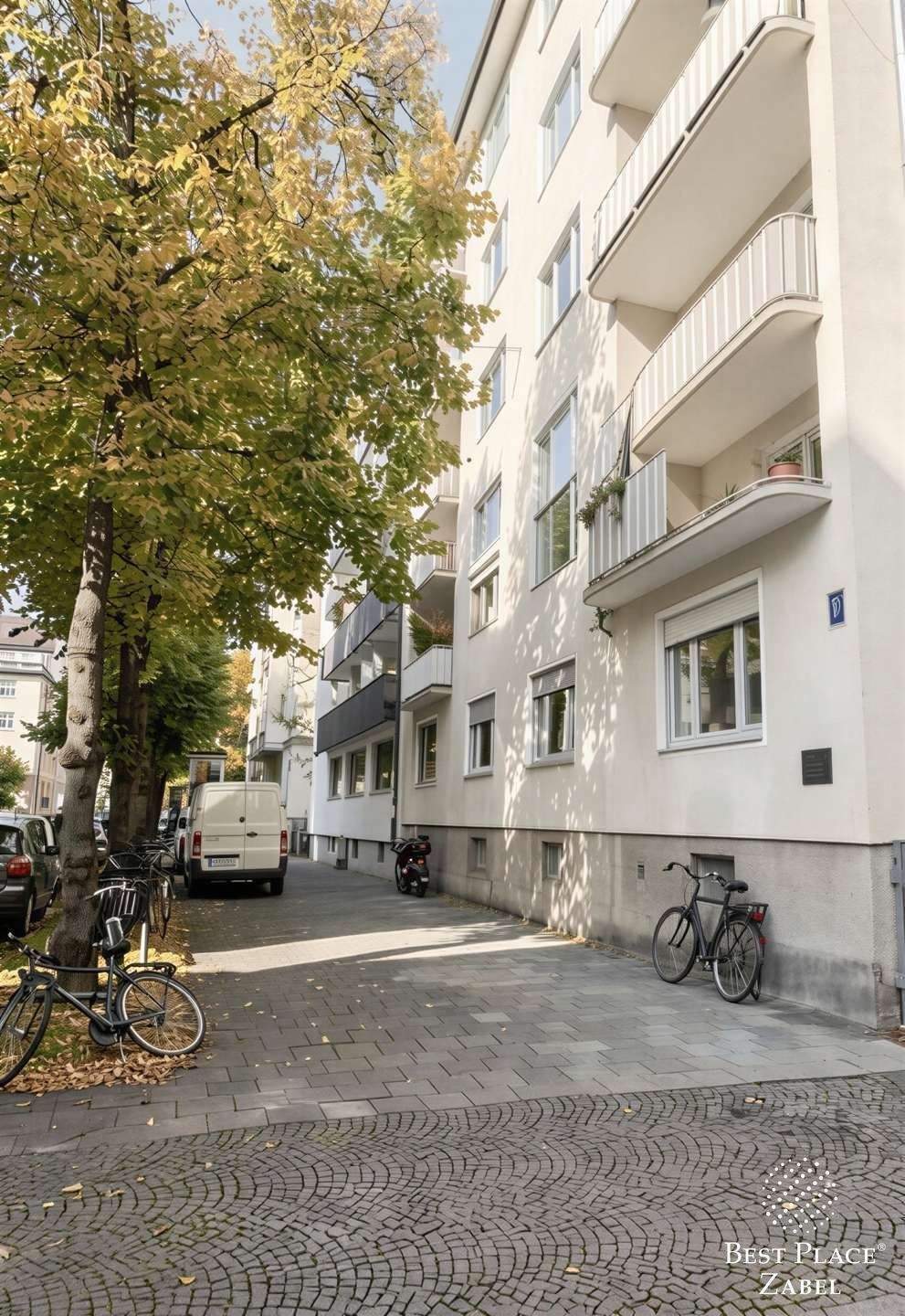 Wohnen im Künstlerviertel von Schwabing: Gepflegte und helle 3-Zimmer-Wohnung in ruhiger Bestlage