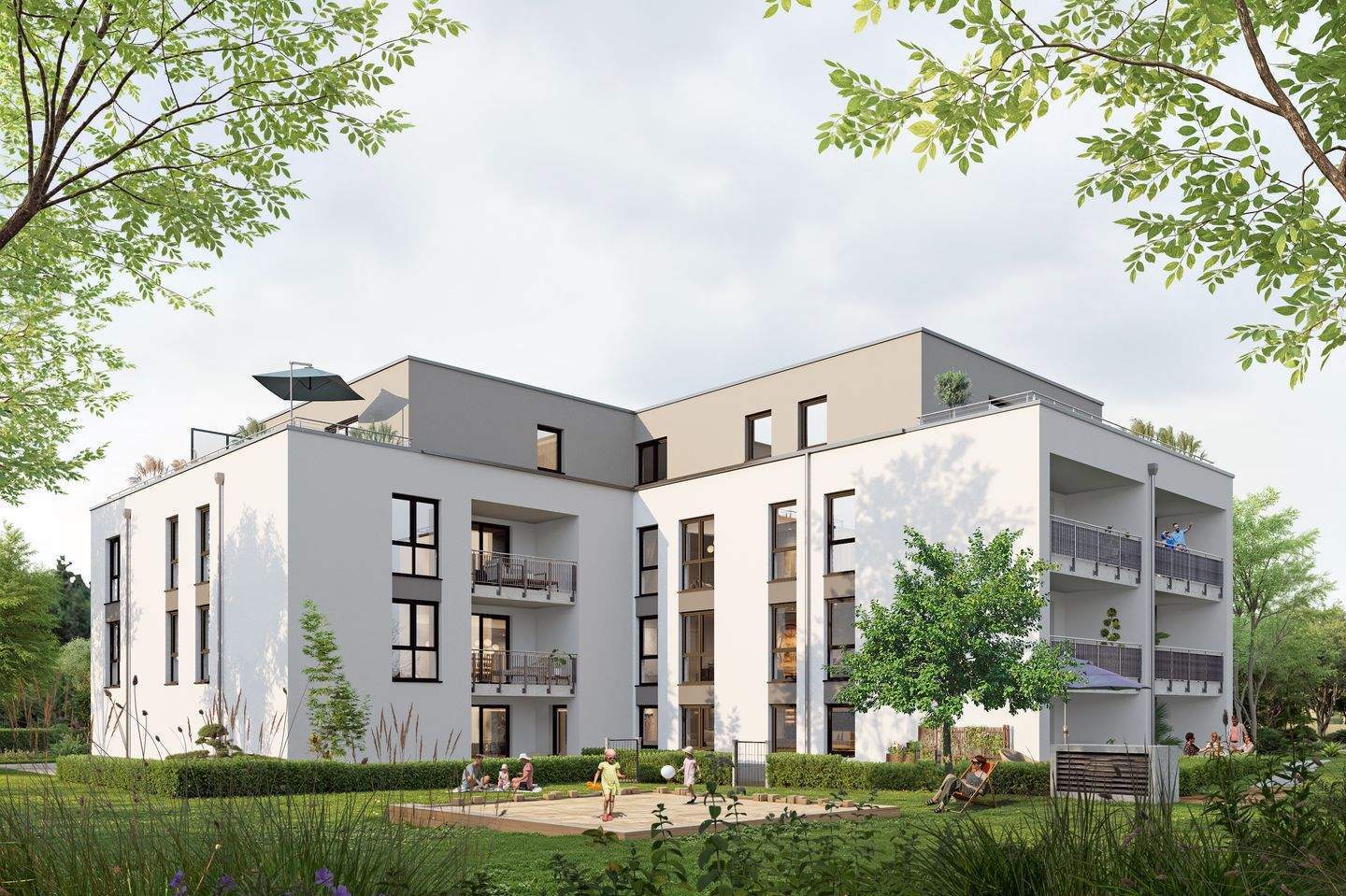 WE 04 - 78,4 m² Erdgeschoss mit Balkon KFW Förderung möglich