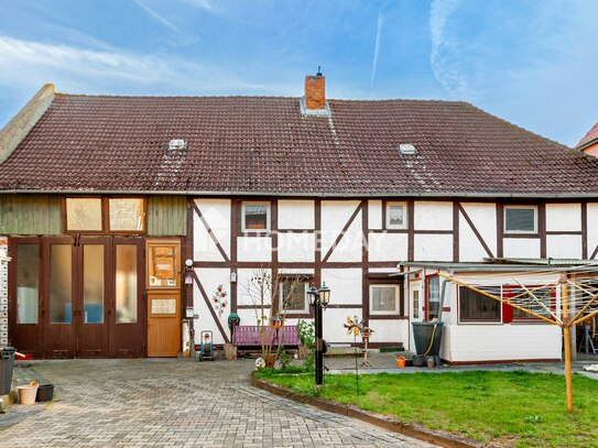 Idyllischer Hof mit 7-Zimmer-Einfamilienhaus, Scheune mit KFZ-Werkstatt und Nebenhaus