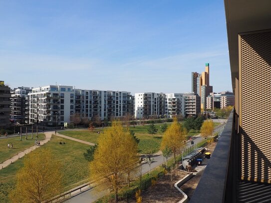 Toller Blick über den Gleispark zum Potsdamer Platz