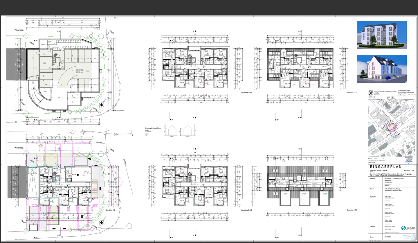                                                               Neu ab 01.01.2026: 2er-WGs in modernem Studentenhaus verf&uuml;gbar!!!                                                       in Eching (Landshut)
