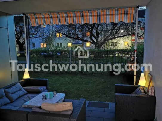 [TAUSCHWOHNUNG] Wunderschöne 2 Zimmer Wohnung mit Terrasse und Garten