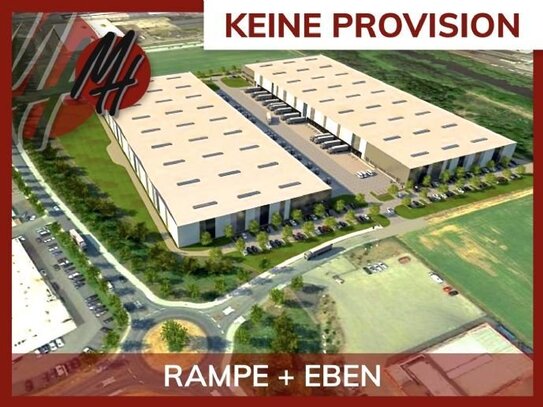 KEINE PROVISION - NEUBAU - Lager-/Logistikflächen (13.000-65.000 m²) & optional Büro zu vermieten