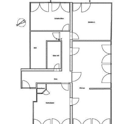 Trier moderne 125qm Wohnung mit Balkon in ausgezeichneter Stadtlage