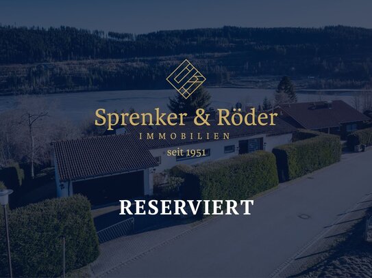 RESERVIERT: Freistehendes Einfamilienhaus mit Einliegerwohnung und einzigartigem Ausblick auf den Titisee