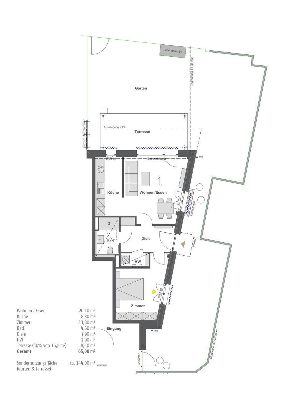 Neubau-Gartenwohnung in Berlin-Grünau mit 144 m² Privatgarten - Foto 1