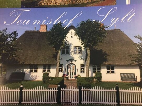 Schönes großes Ferienhaus im historischen Kapitänshof in Wenningstedt auf Sylt, strandnah am Dorfteich