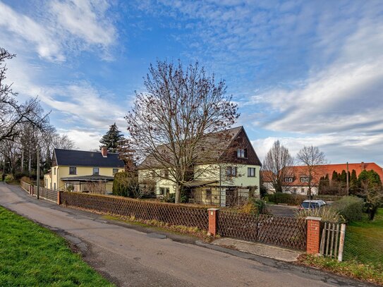 Viel Platz für Ihre Familie in idyllischer Lage im Ortsteil Jessen von Lommatzsch + großzügiges Wohnhaus + großer und s…