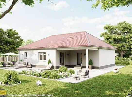 Neubau: Bungalow in Schiffdorf-Geestenseth - Neubauhaus, Grundstück und 1,5 kWp Photovoltaikanlage