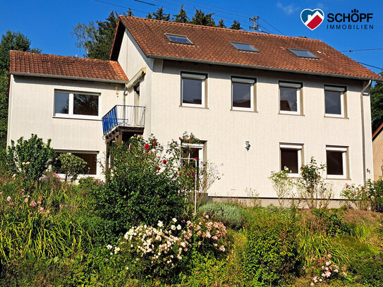 Gepflegtes Zweifamilienhaus in Riegelsberg, Ende Sackgasse, Waldzugang