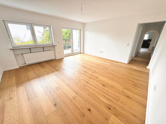 Provisionsfrei-Sanierte 2 Zimmer Gartenwohnung mit Terrasse und Garage in Roth