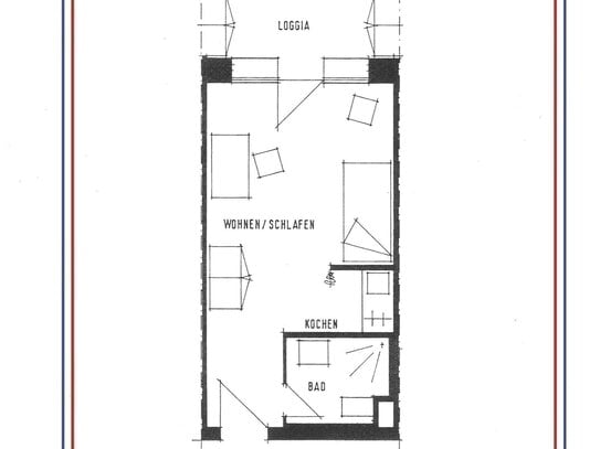 Heute Besichtigung: Kaufpreisreduzierung: Köln-Mitte, City Life Cologne, vermietetes Appartement mit EBK und Loggia