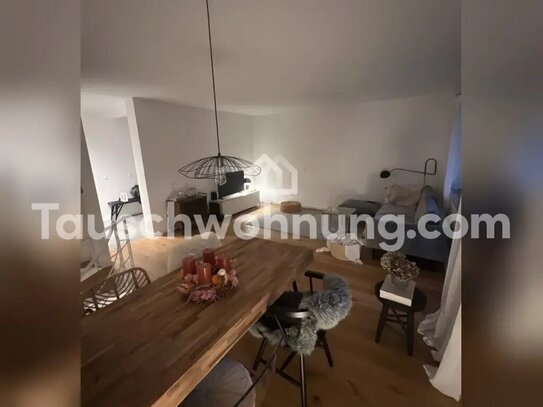 [TAUSCHWOHNUNG] Maisonette Wohnung mit Garten am Rhein