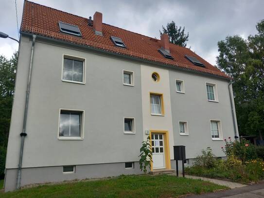 3-Raum Wohnung im Dachgeschoß mit Dusche und Garten