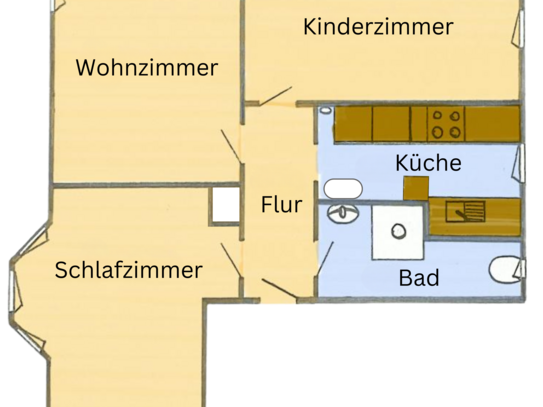 Charmante 3-Zimmer-Dachgeschosswohnung in der historischen Kammgarnspinnerei