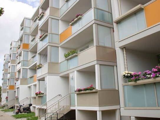 Kleine 2-Zimmerwohnung mit Dusche und Balkon