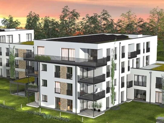 Neubau 3,5 Zimmer-Wohnung mit Terrasse und Gartenanteil