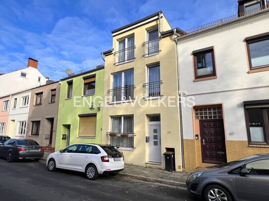 Energetisch saniertes Reihenmittelhaus mit Blick auf den Findorffmarkt