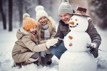 -EFH- WINTERZEIT ist SCHNEEMANNZEIT... im eigenen Garten mit der Familie den Winter genießen! EFH inkl. Baugrundstück v…