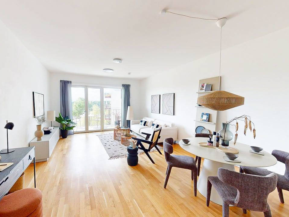 Großzügige 3-Zimmerwohnung mit Balkon und Wintergarten am Gleisdreieck - Foto 1