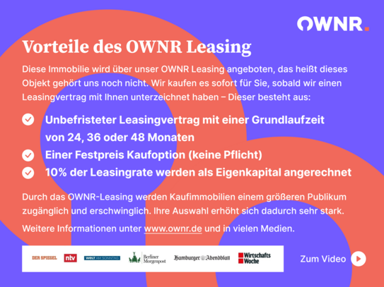 OWNR: Einziehen und Wohlfühlen - Renoviert und mit Küche! Kronenpark! 4-Zimmer-Terrassenwohnung