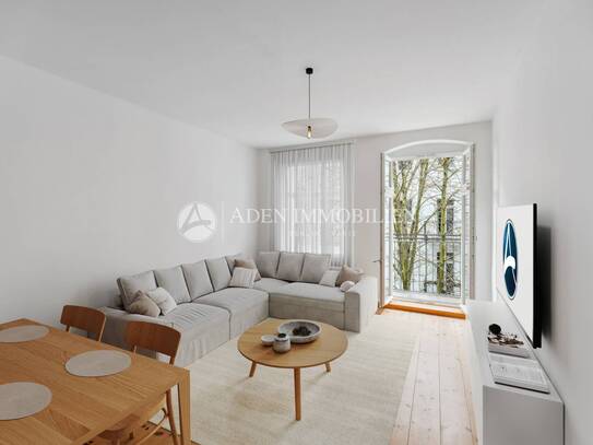 ... Unweit zum Arkonaplatz und Mauer Park. Bezugsfreie 2-Zimmer-Wohnung + Balkon! ...