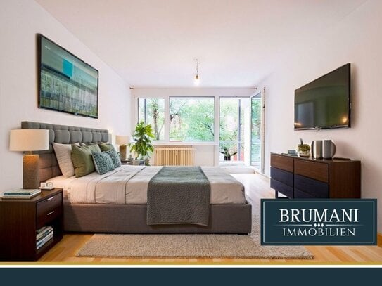 BRUMANI | Modernisierte und bezugsfreie 1-Zimmer-Wohnung mit Loggia in Freiburg-Stühlinger