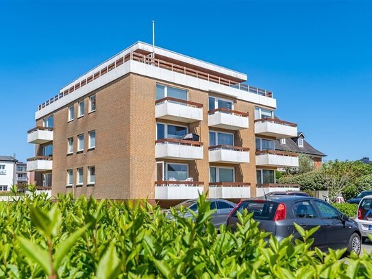 Toplage: 1-Zimmer-Wohnung mit Einzelgarage & Schwimmbad in Westerland