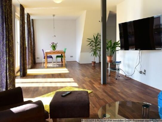 Top moderne Penthouse-Wohnung mitten in der City