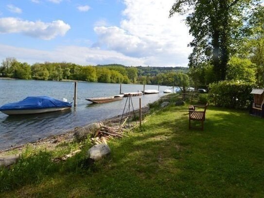 DHH mit Rheinufergrundstücknutzung zum vermieten. Leben im kleinen Paradies