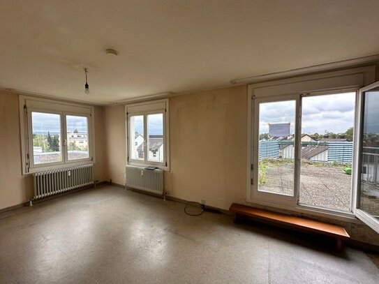 kleine Wohnung mit Ausblick, Wohnberechtigungsschein erforderlich!