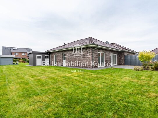 Idealer Altersruhesitz Bungalowhaushälfte mit Terrasse, Carport und Gartenanlage in ruhiger Wohnlage