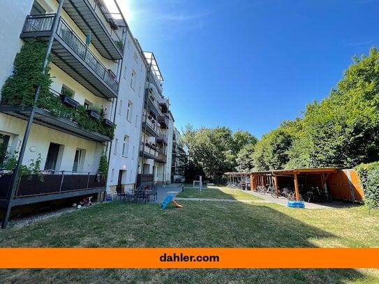 Mehrfamilienhaus in ruhiger und grüner Lage von Leipzig, mit Fußbodenheizung auf Erdwärmebasis