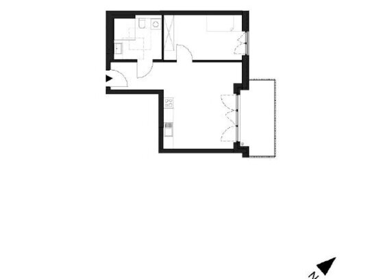 NEUBAU 2 Zimmer Sozialwohnung für Mieter mit Wohnberechtigungsschein