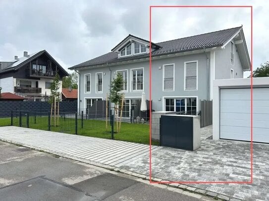 Hochwertiges Neubau-Reiheneckhaus in Parsdorf/Vaterstetten an Kapitalanleger zu verkaufen