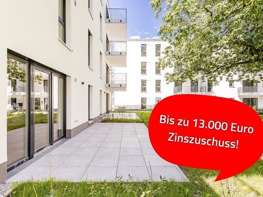 Traumhafte vermietete 2-Zimmer-Wohnung im EG mit Terrasse