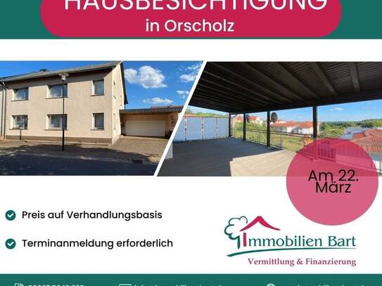 HAUSBESICHTIGUNG AM SAMSTAG, DEM 22.03.2025!! TERMINVEREINBARUNG ERFORDERLICH