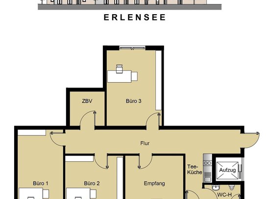 Praxisfläche/Gewerbefläche/Bürofläche in zentraler Lage von Erlensee