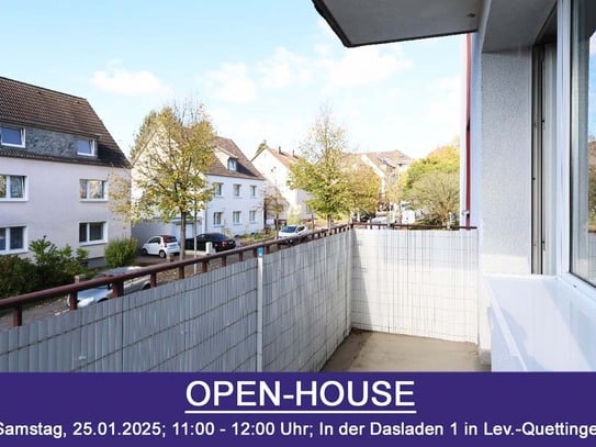 OPEN-HOUSE am 25.01.2025! 3-Zimmer-Wohnung mit Balkon in zentraler Lage