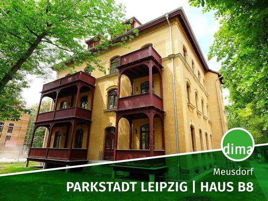 Zum WOHNEN erwacht - Erstbezug der Parkstadt Leipzig, Süd-Loggia, Parkett, Stellplatz, Keller u.v.m.