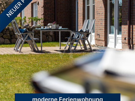 Moderne Ferienwohnung mit Gartenanteil in ruhiger Lage