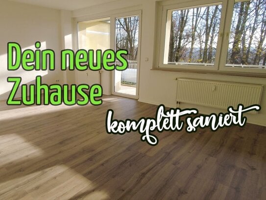 4 Zimmer Erdgeschoss-Wohnung mit durchdachtem Grundriss und großem Balkon