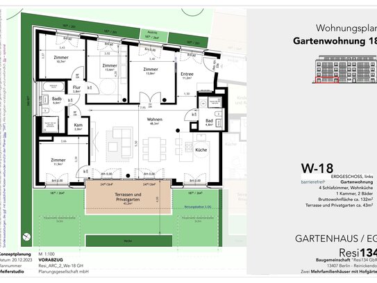 Sonnige & ruhige 5-Zimmerwohnung mit eigenem Garten!