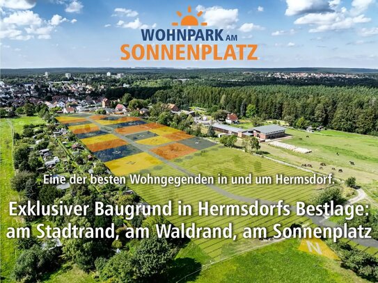 Exklusiver Baugrund in Hermsdorfs Bestlage: am Stadtrand, am Waldrand, am Sonnenplatz