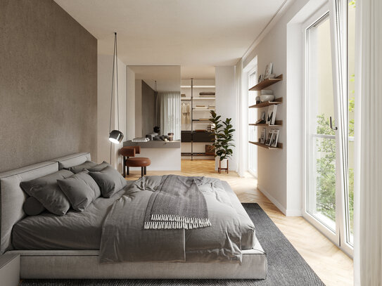 Individuell und mondän: 3,5-Zimmer-Wohnung mit Balkon