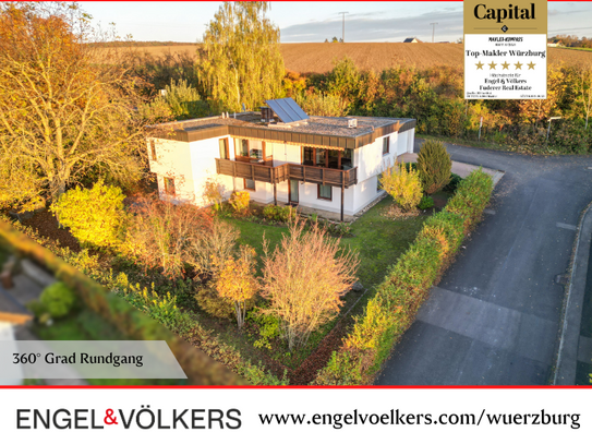 Bungalow in ruhiger, naturnaher Lage mit herrlicher Aussicht, großem Garten und Garage