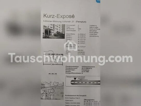 [TAUSCHWOHNUNG] 4 oder 5 Raum Wohnung